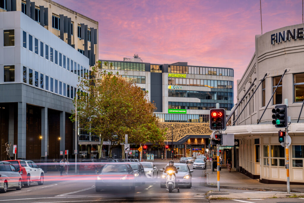 Street view of Darby Plaza